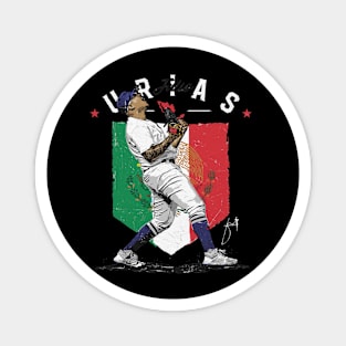 Julio Urias Los Angeles D Mexican Flag Magnet